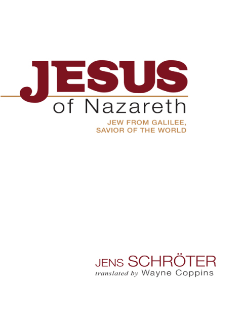 Cover image for book Jesus of Nazareth