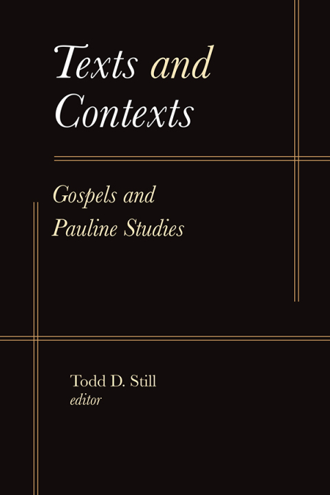 Cover image for book Texts and Contexts