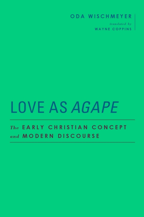 Cover image for book Love as "Agape"