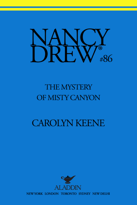 Cover image for book The Mystery of Misty Canyon