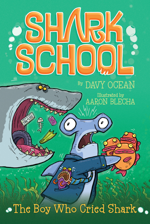 Cover image for book The Boy Who Cried Shark