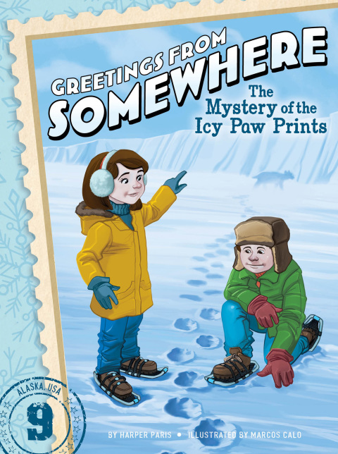 Cover image for book The Mystery of the Icy Paw Prints