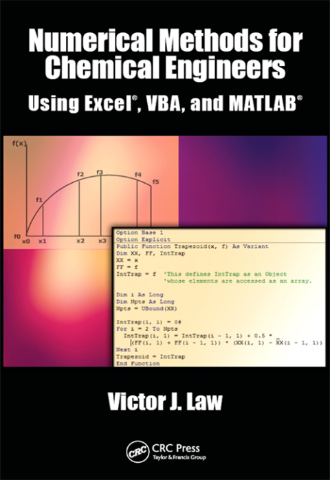Cover image for book Numerical Methods for Chemical Engineers Using Excel, VBA, and MATLAB