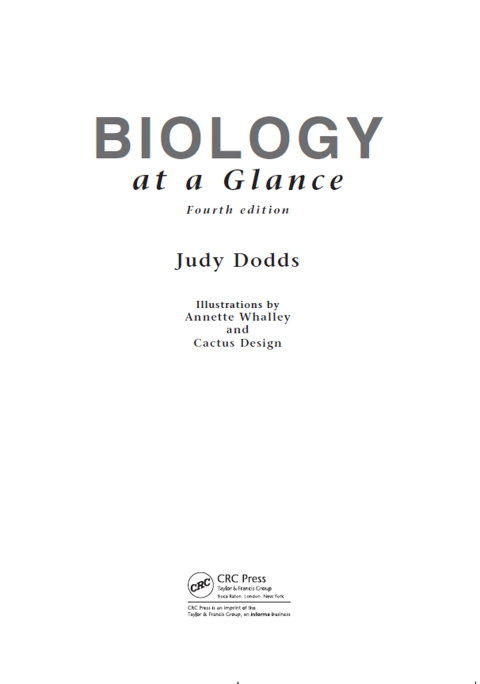 Cover image for book Biology at a Glance