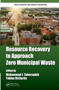 Imagen de portada: Resource Recovery to Approach Zero Municipal Waste 1st edition 9781482240351