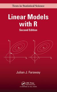 linear models with r second edition Extending the linear model with r: generalized linear, mixed.