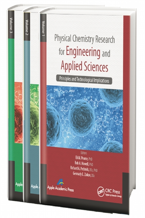 Cover image for book Physical Chemistry Research for Engineering and Applied Sciences - Three Volume Set
