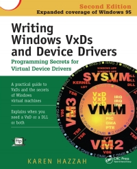 Cover image: Writing Windows VxDs and Device Drivers 2nd edition 9781138412385