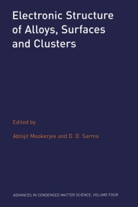 صورة الغلاف: Electronic Structure of Alloys, Surfaces and Clusters 1st edition 9780415272490