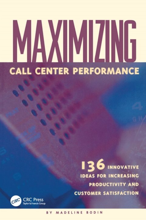 Cover image for book Maximizing Call Center Performance