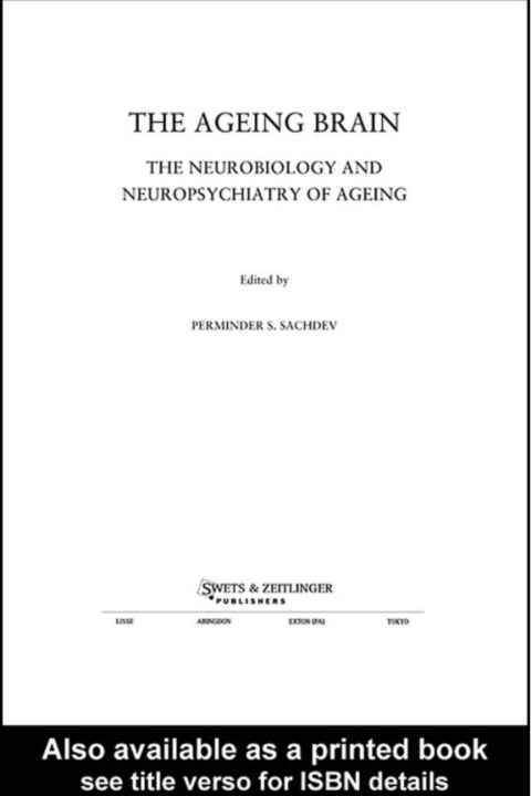 Cover image for book The Ageing Brain
