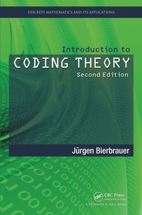 Titelbild: Introduction to Coding Theory 2nd edition 9781482299809