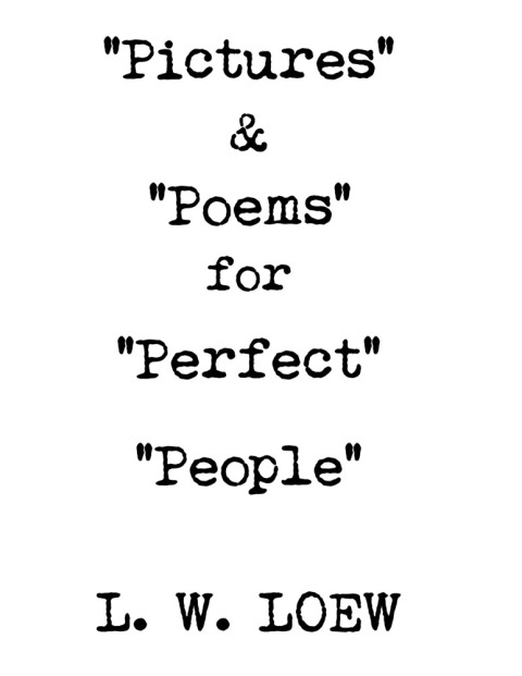 Cover image for book "Pictures" & "Poems" for "Perfect" "People"