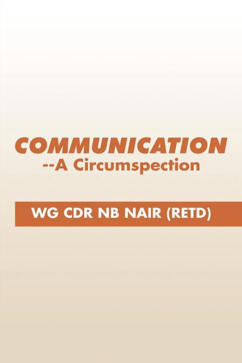 Cover image for book Communication--A Circumspection