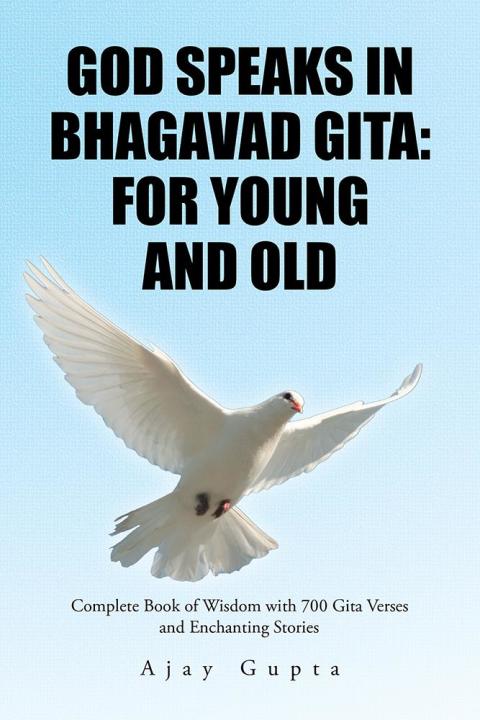 Cover image for book God Speaks in Bhagavad Gita: for Young and Old