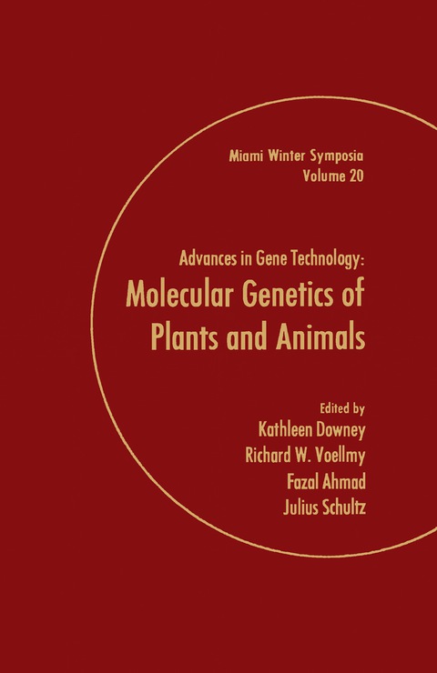 Cover image for book Advances in Gene Technology: Molecular Genetics of Plants and Animals