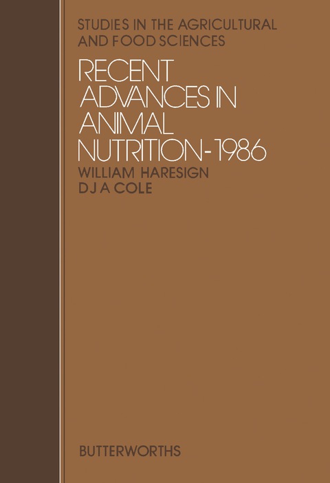 Cover image for book Recent Advances in Animal Nutrition