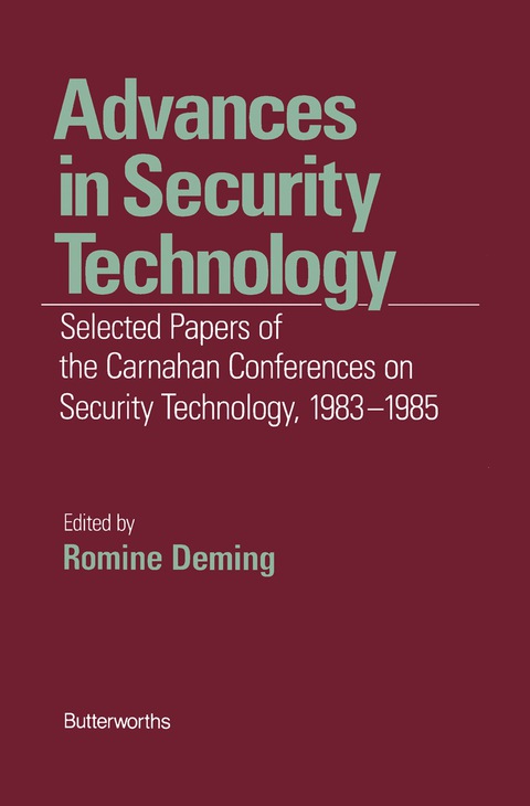 Advances in Security Technology 