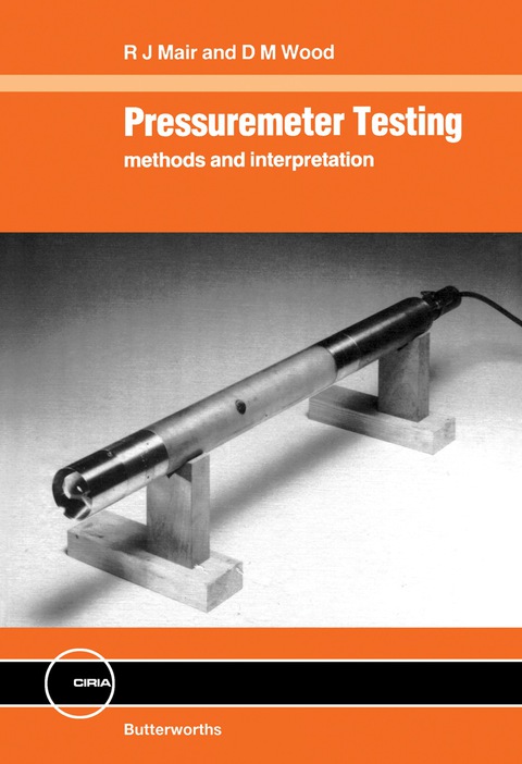 Cover image for book Pressuremeter Testing