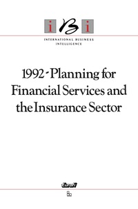 Titelbild: 1992-Planning for Financial Services and the Insurance Sector 9780408040891