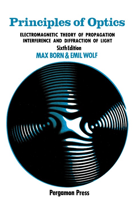 Cover image for book Principles of Optics