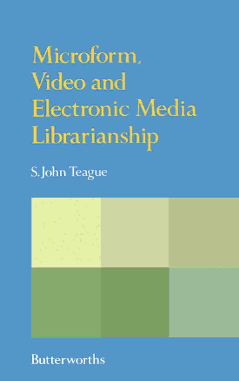 Cover image for book Microform, Video and Electronic Media Librarianship