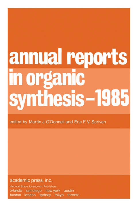 Cover image for book Annual Reports in Organic Synthesis — 1985