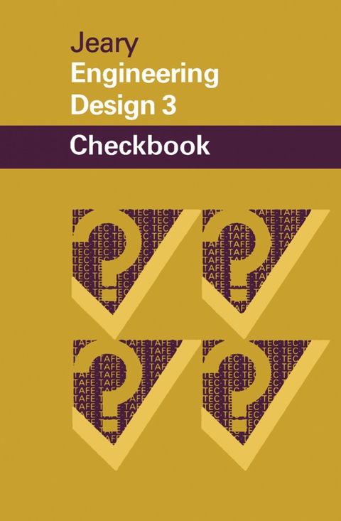 Cover image for book Engineering Design 3 Checkbook