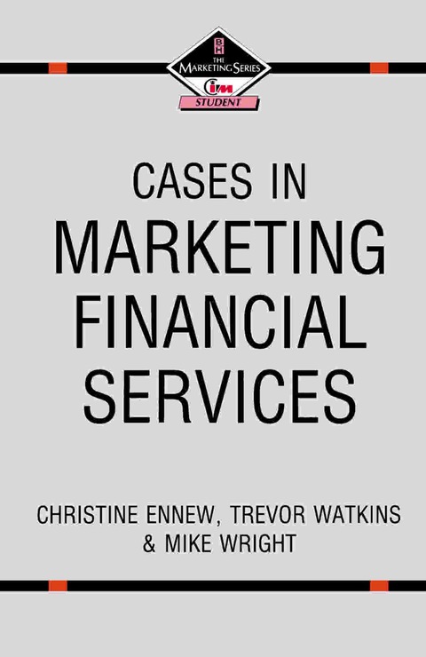 Cover image for book Cases in Marketing Financial Services