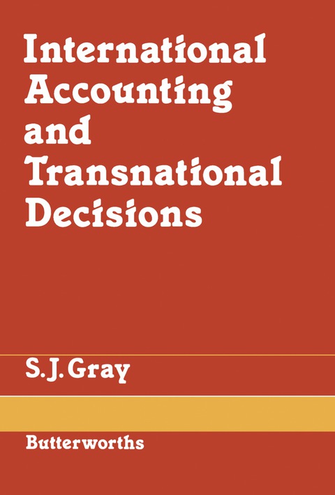 Cover image for book International Accounting and Transnational Decisions