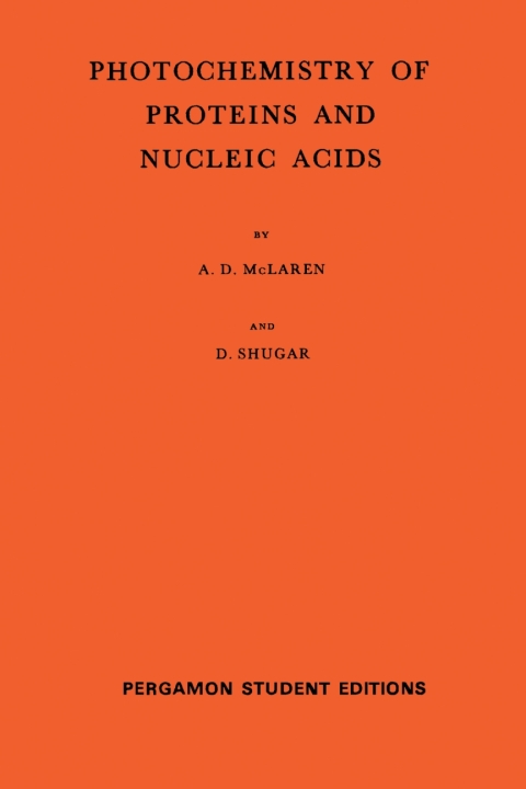 Cover image for book Photochemistry of Proteins and Nucleic Acids