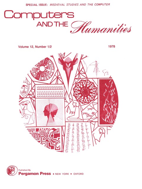Cover image for book Medieval Studies and the Computer