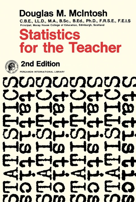 Cover image for book Statistics for the Teacher