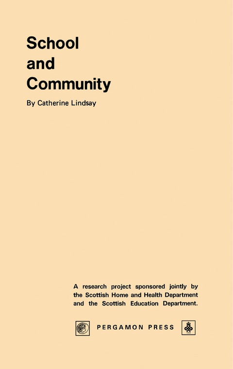 Cover image for book School and Community