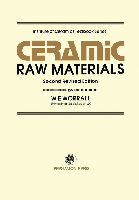 Cover image for book Ceramic Raw Materials