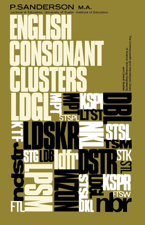 Cover image for book English Consonant Clusters
