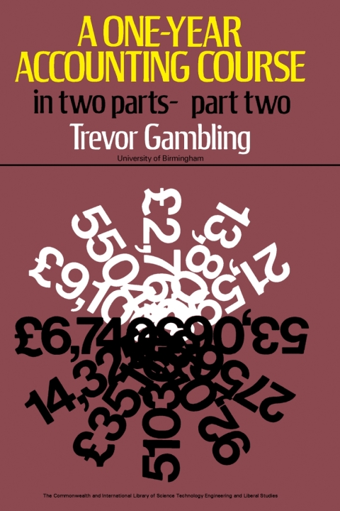 Cover image for book A One-Year Accounting Course