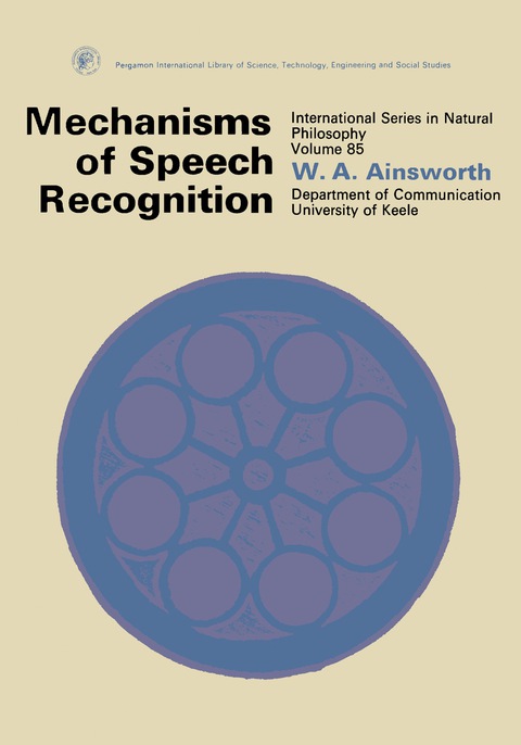 Cover image for book Mechanisms of Speech Recognition