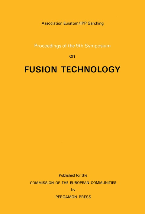 Cover image for book Proceedings of the 9th Symposium on Fusion Technology