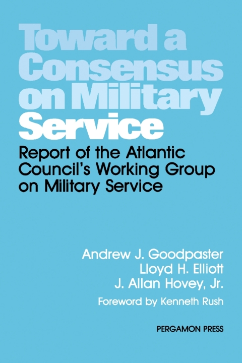Cover image for book Toward a Consensus on Military Service