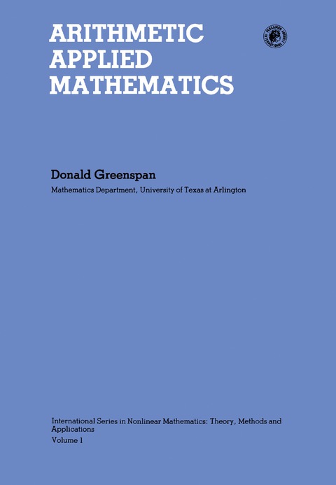 Cover image for book Arithmetic Applied Mathematics