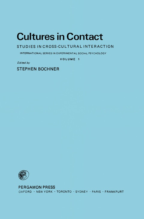 Cover image for book Cultures in Contact