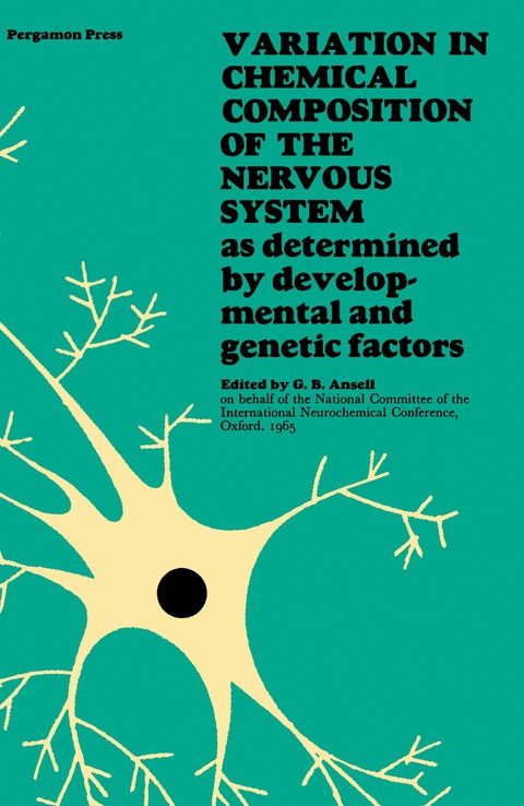 Cover image for book Variation in Chemical Composition of the Nervous System
