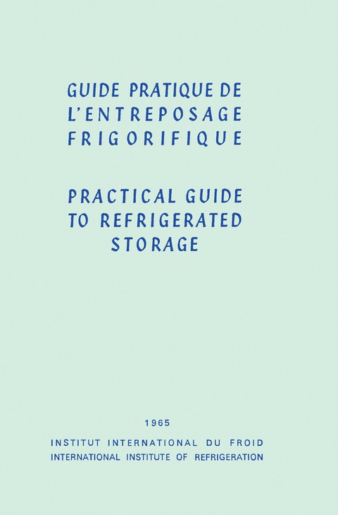 Cover image for book Guide Pratique de l'Entreposage Frigorifique