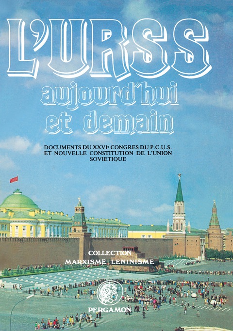 Cover image for book L'U.R.S.S. Aujourd'hui et Demain