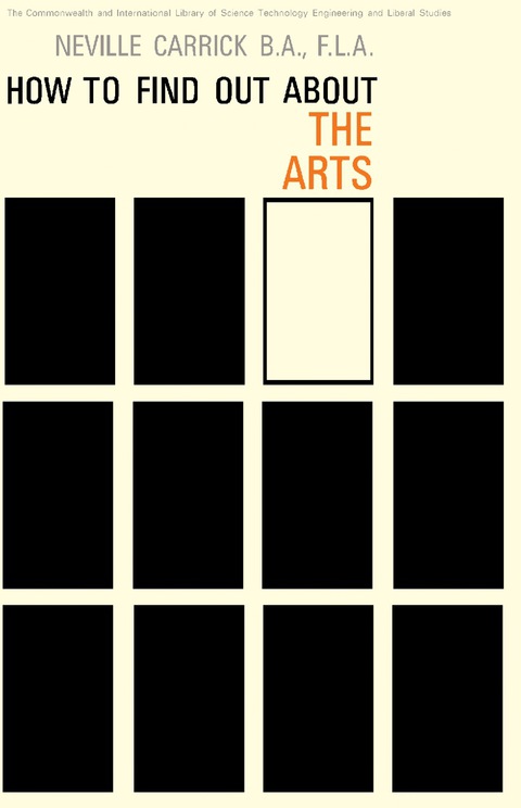 Cover image for book How to Find Out About the Arts