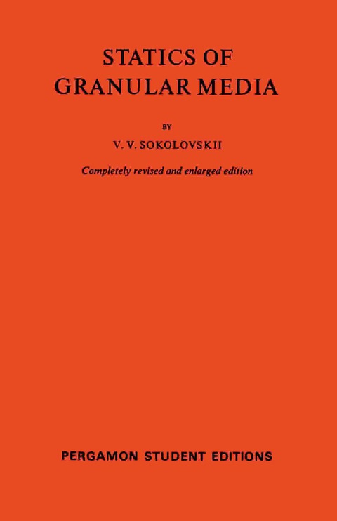 Cover image for book Statics of Granular Media