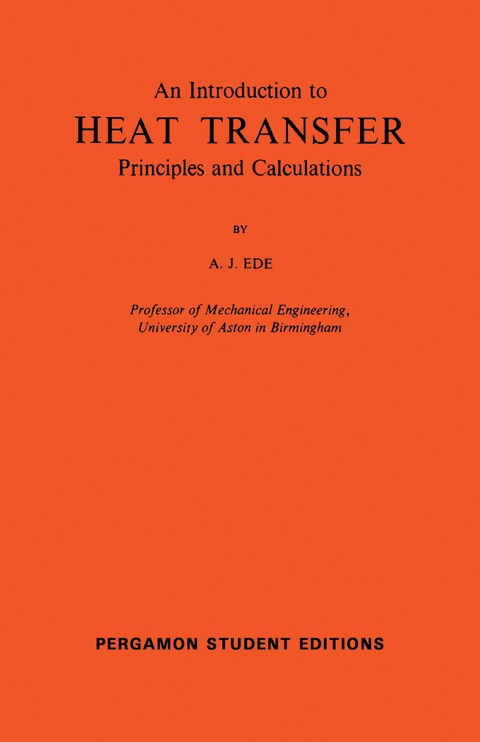 Cover image for book An Introduction to Heat Transfer Principles and Calculations