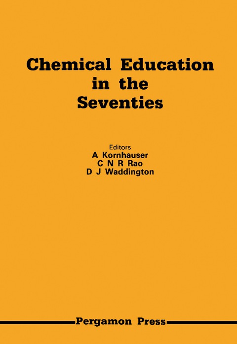 Cover image for book Chemical Education in the Seventies