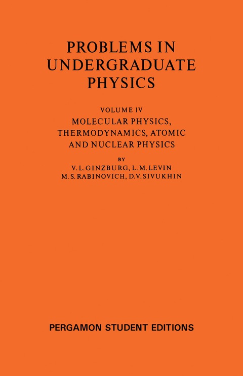 Molecular Physics, Thermodynamics, Atomic and Nuclear Physics 